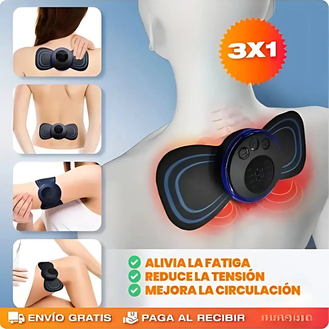 RELAX® MASAJEADOR ELECTRICO CORPORAL x3 UNDS + ENVÍO GRATIS